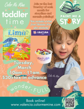Load image into Gallery viewer, Toddler Tuesdays! Storytime, Painting AND SNACK TIME!