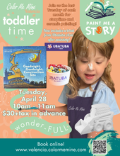 Load image into Gallery viewer, Toddler Tuesdays! Storytime, Painting AND SNACK TIME!