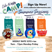 Load image into Gallery viewer, Summer 2025! 4 Weeks of Fun Workshops Monday-Friday 9-12