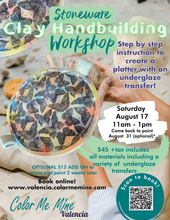 Load image into Gallery viewer, Clay Handbuilding Workshop
