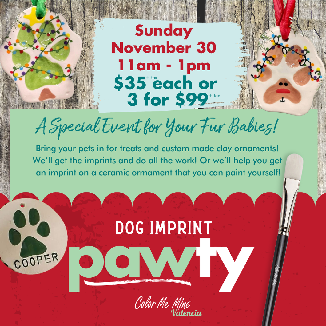 Pet Paw Print Keepsakes