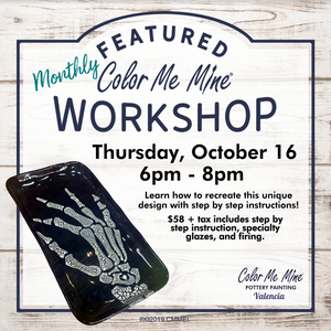 Featured Workshop - Skeleton Hand Plate