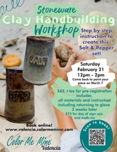 Load image into Gallery viewer, Clay Handbuilding Workshop
