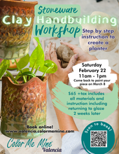 Load image into Gallery viewer, Clay Handbuilding Workshop
