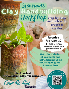 Clay Handbuilding Workshop