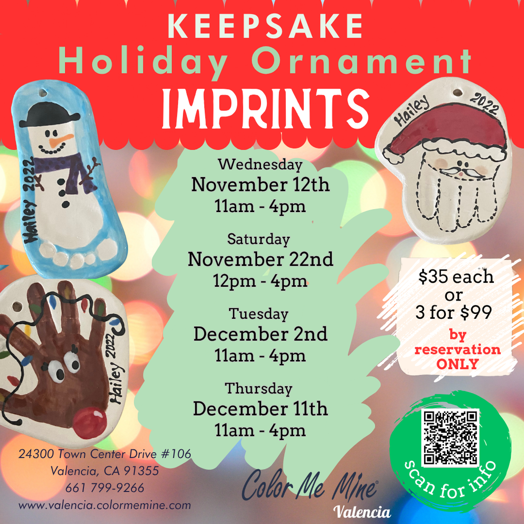 Holiday Clay Imprint Keepsakes