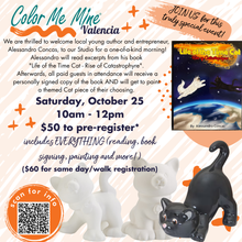 Load image into Gallery viewer, READ AND PAINT WITH ALESSANDRO CONCAS - youth author and entrepreneur!
