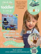 Load image into Gallery viewer, Toddler Tuesdays! Monthly Storytime and Ceramic Painting!
