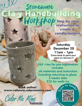 Load image into Gallery viewer, Clay Handbuilding Workshop
