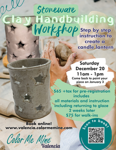Clay Handbuilding Workshop