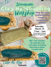 Load image into Gallery viewer, Clay Handbuilding Workshop
