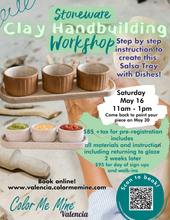 Load image into Gallery viewer, Clay Handbuilding Workshop
