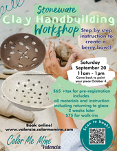 Load image into Gallery viewer, Clay Handbuilding Workshop
