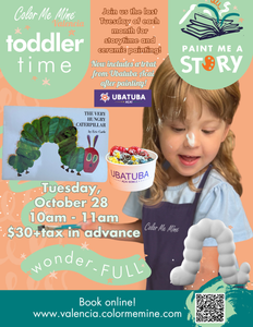 Toddler Tuesdays! Storytime, Painting AND SNACK TIME!
